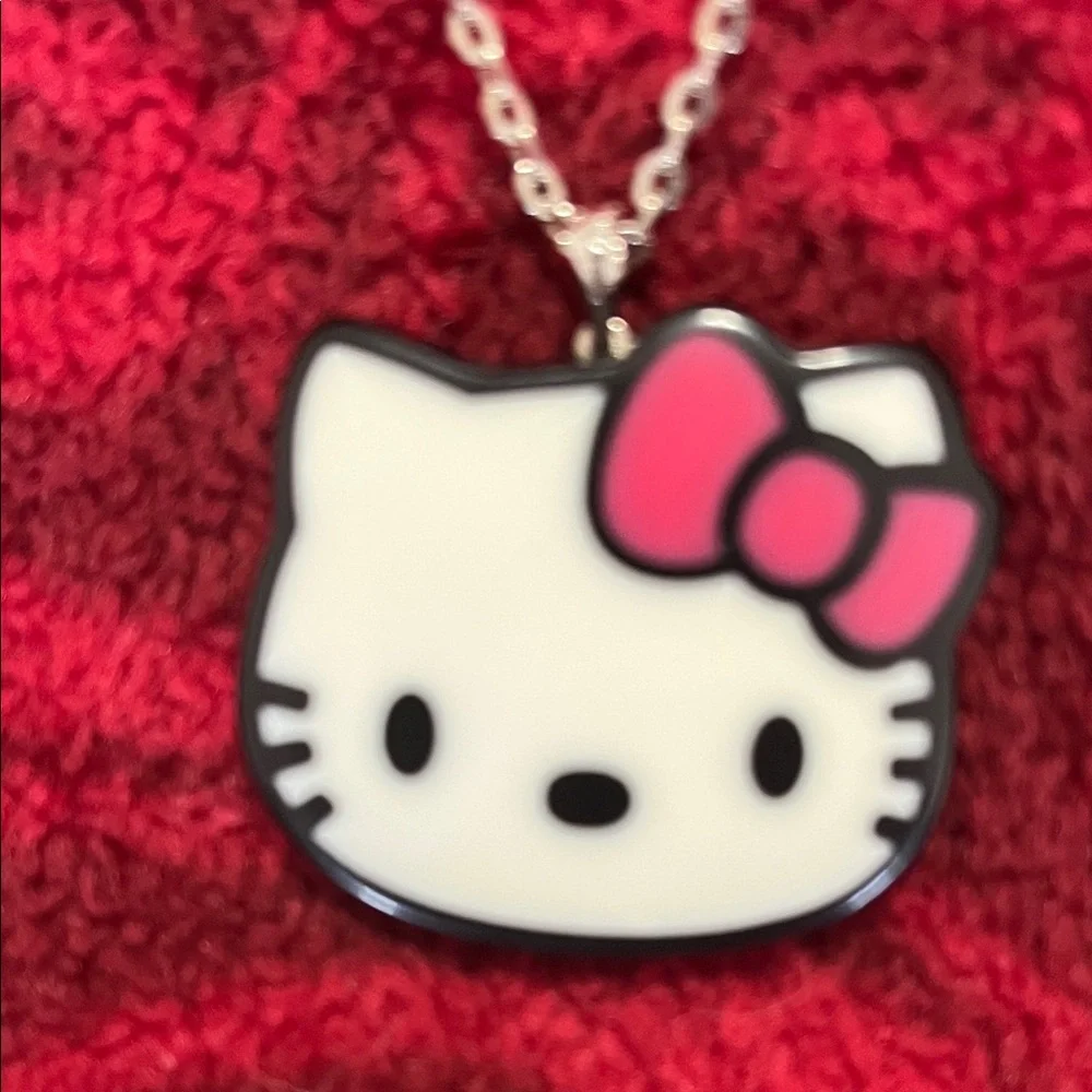 Hello Kitty Necklace and Earrings Set